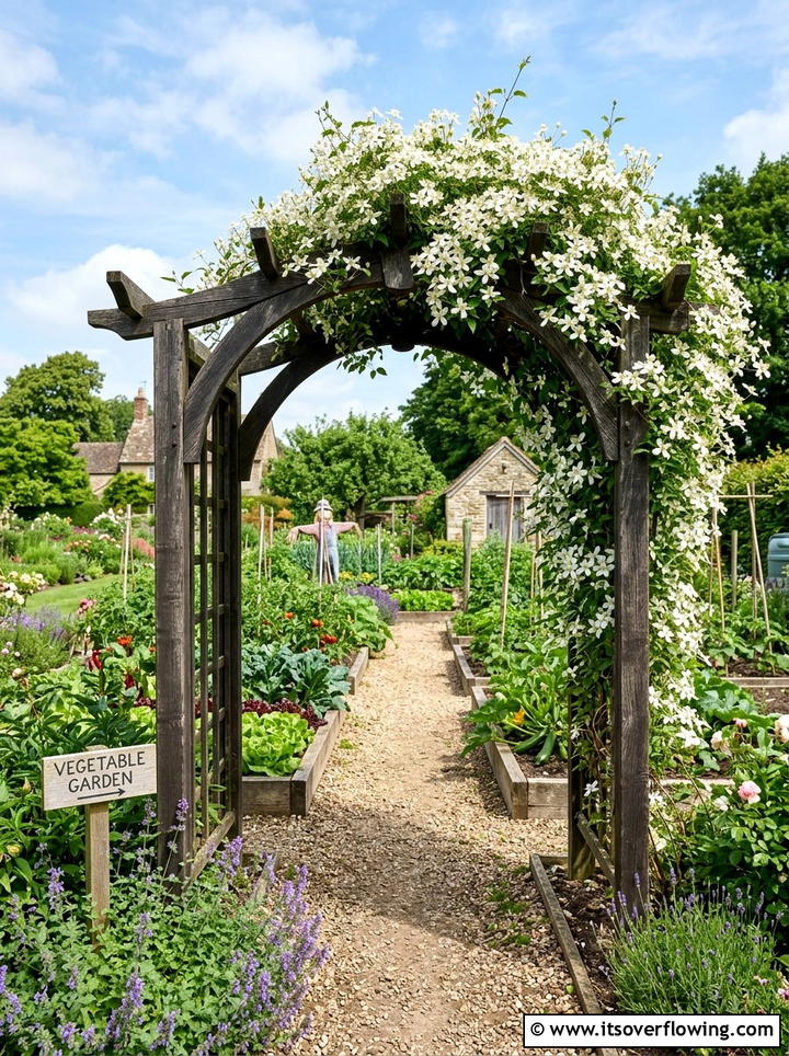 Garden arbor structure - 25 garden ideas for traditional homes