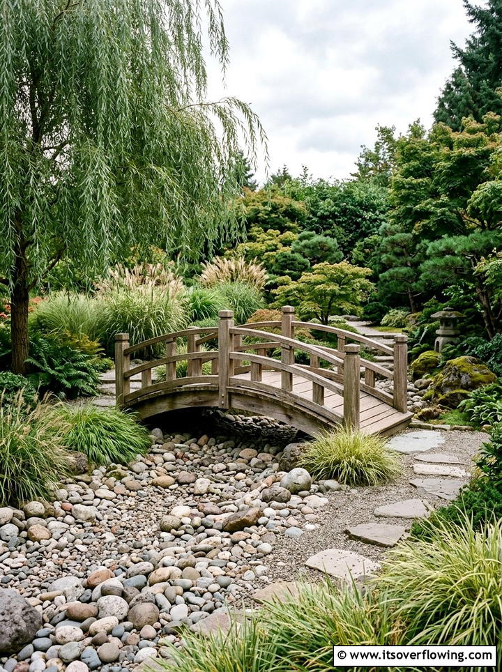 Garden bridge - 25 garden design ideas with focal points