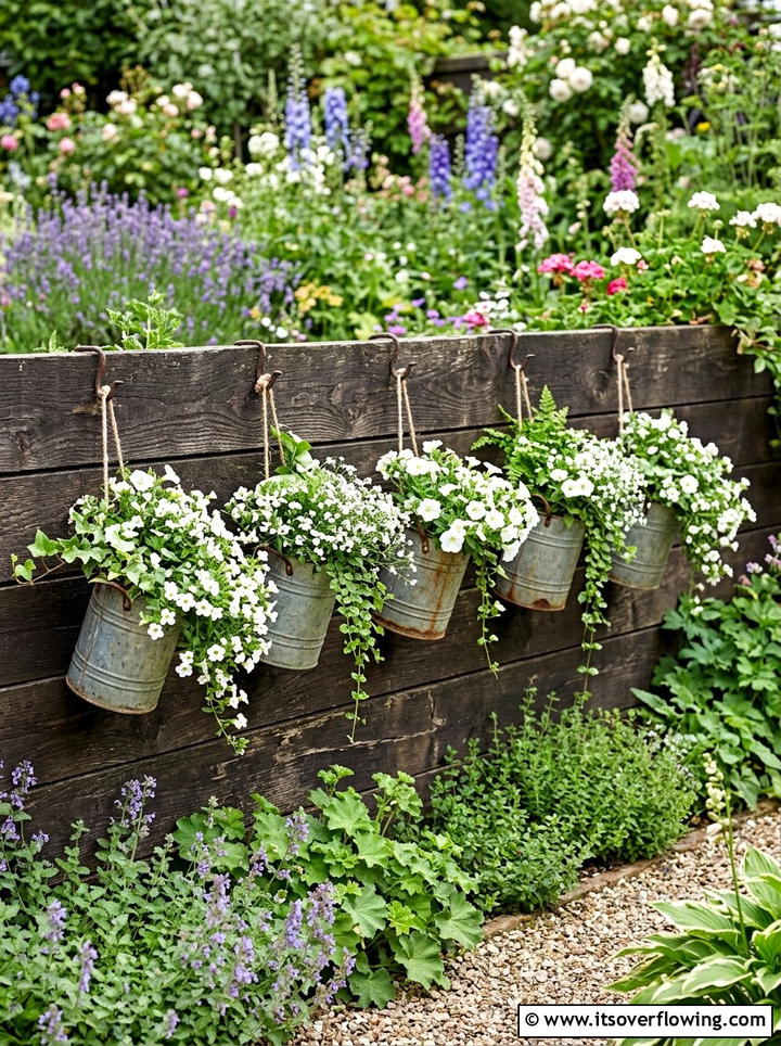 Garden fence decor with cans - 25 recycled garden ideas with aluminum cans