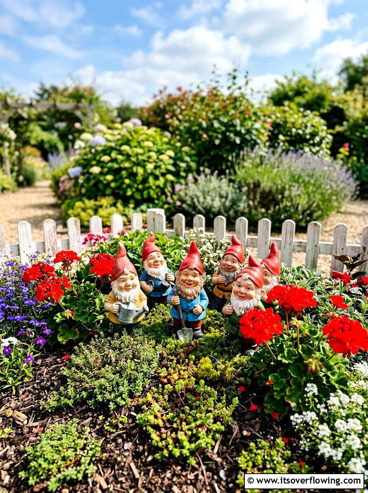 Garden gnomes - 25 garden decor ideas with statues