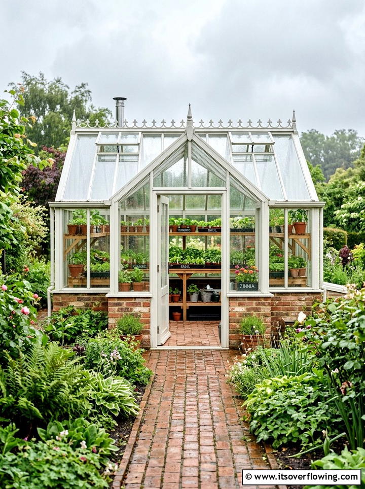 Garden greenhouse - 25 garden ideas for rainy climate