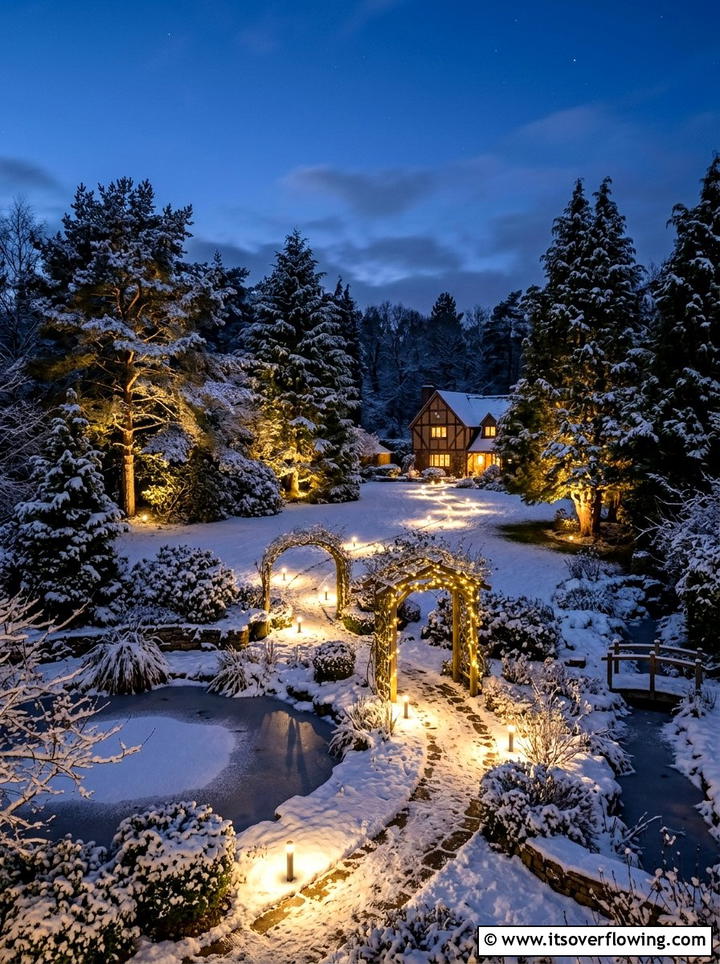 Garden lighting - 25 creative garden ideas for winter interest