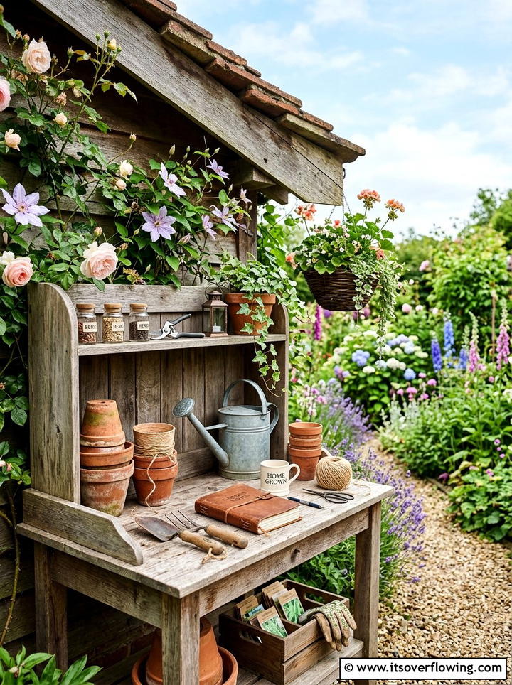 Garden mirror wall - 25 recycled garden ideas with old furniture