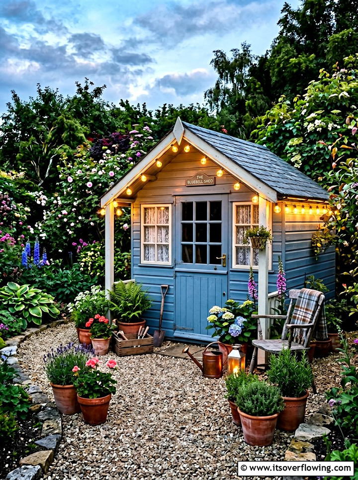 Garden shed lights - 25 garden decor ideas with string bulb lights