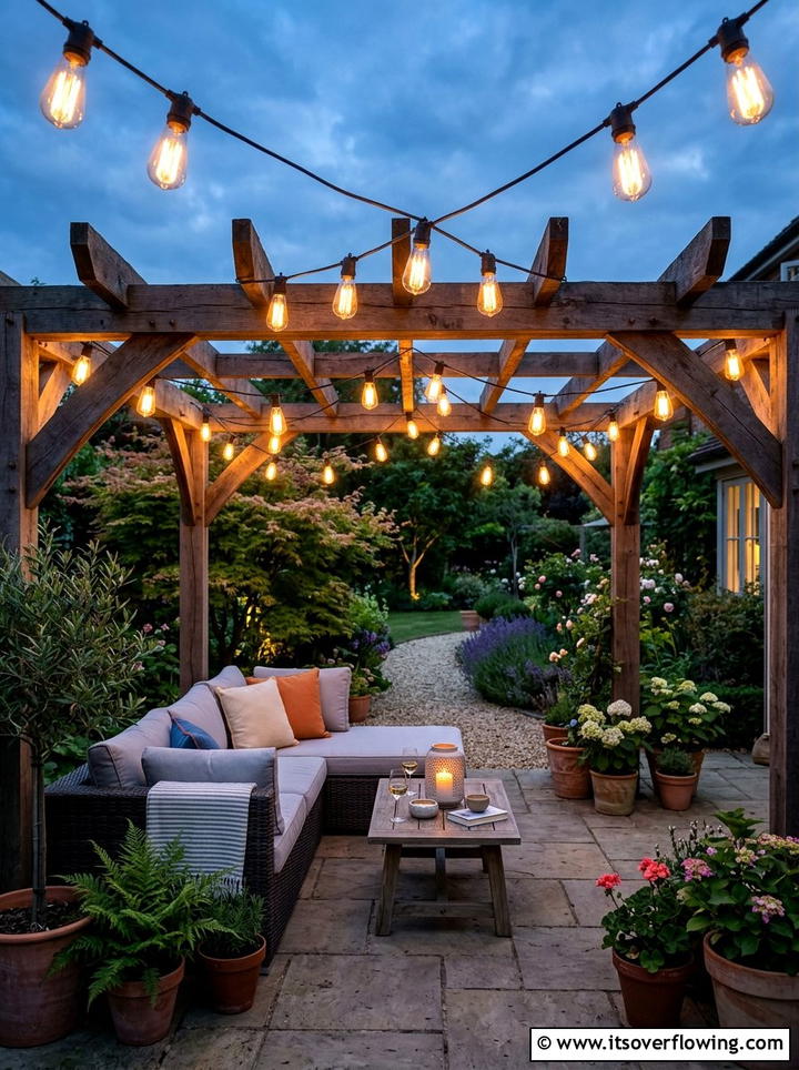 Garden string lights - 25 creative garden ideas for summer entertaining