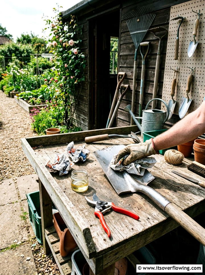 Garden tool cleaning paper - 25 recycled garden ideas with newspapers
