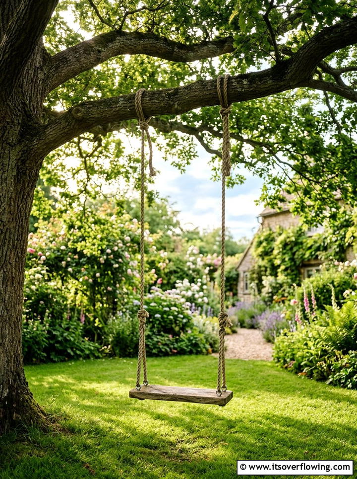 Garden tree swing - 25 creative garden ideas for summer entertaining