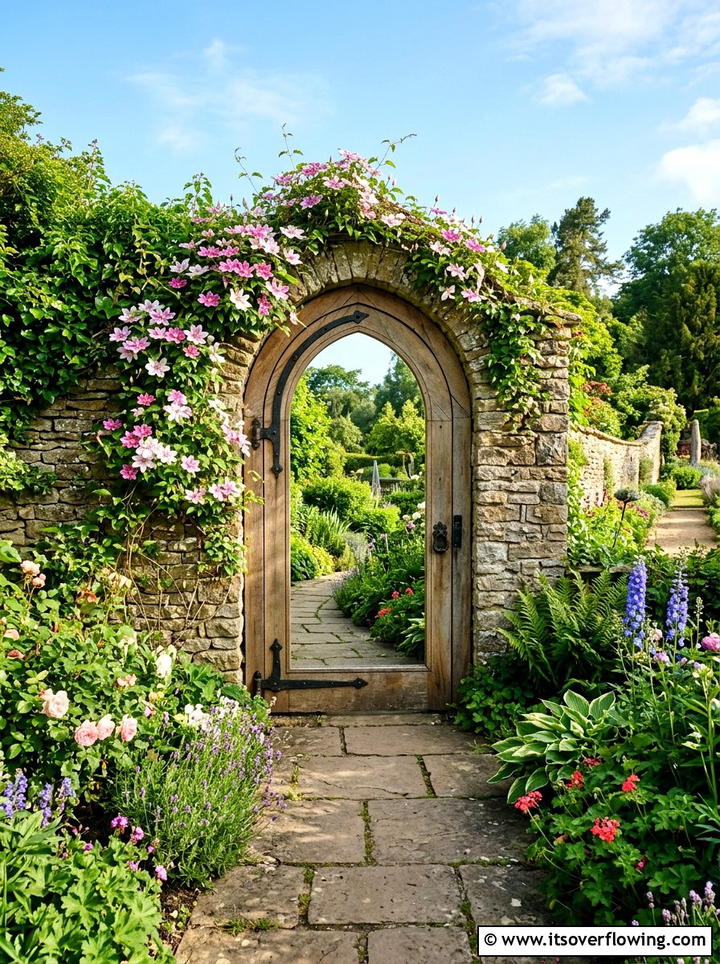 Gate Mirror For Garden Wall - 25 small garden ideas with mirror tricks