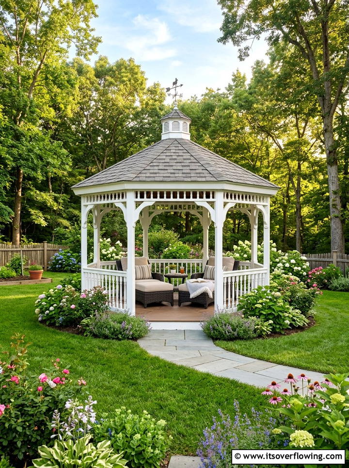 Gazebo - 25 garden design ideas with focal points