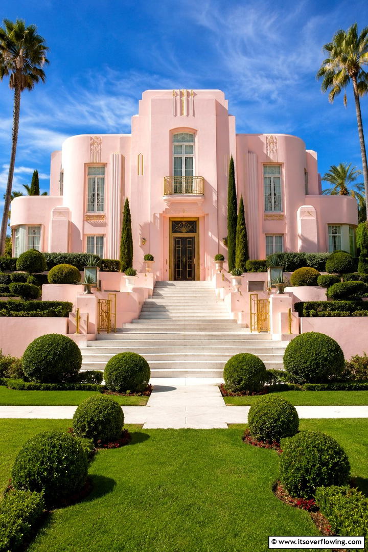 Gentle Pink Charm - 30 Stucco Color Ideas for Modern and Timeless Home Exteriors
