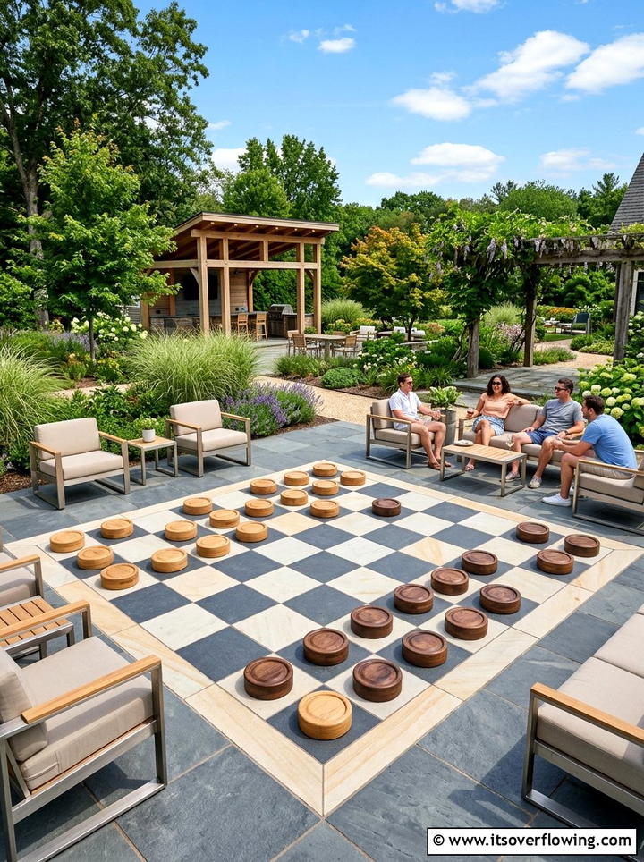 Giant Outdoor Games Area - 25 garden design ideas for play areas
