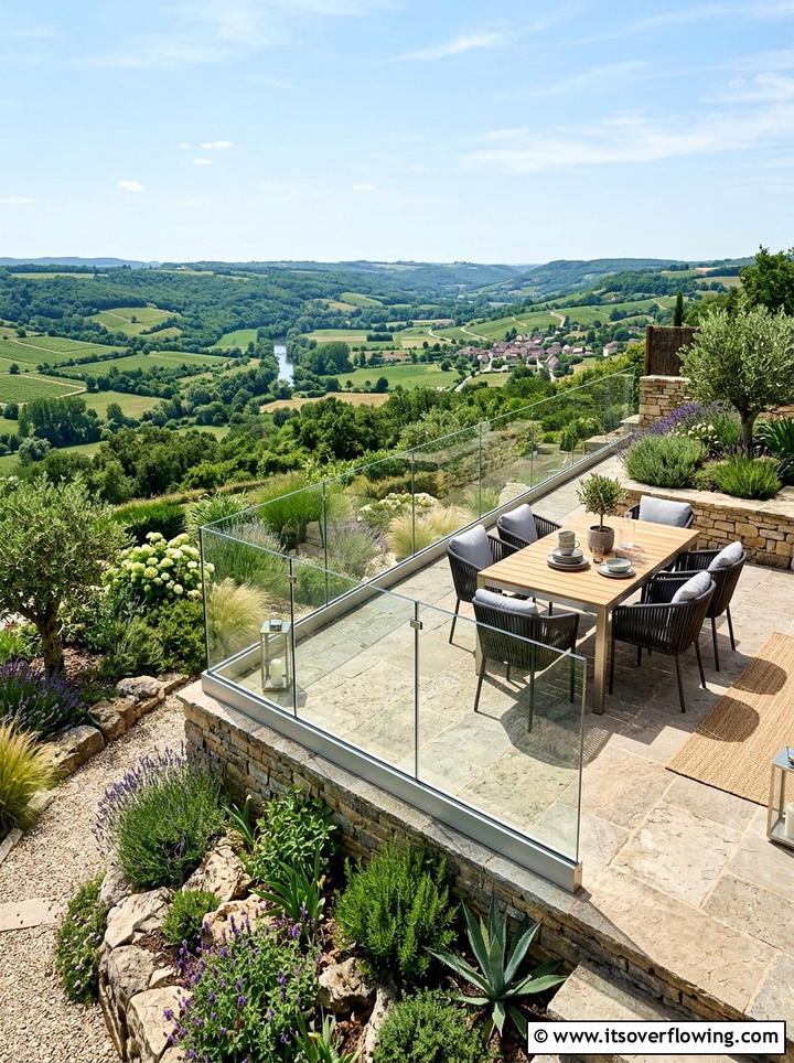 Glass Balustrade Terrace - 25 garden design ideas for modern landscapes