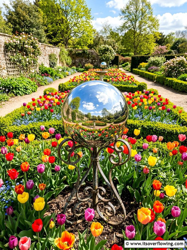 Glass Garden Globe - 25 garden decor ideas