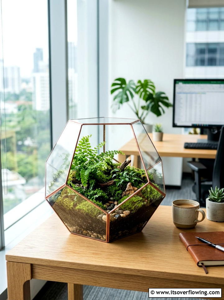 Glass Terrarium Container - 25 small garden ideas for apartments