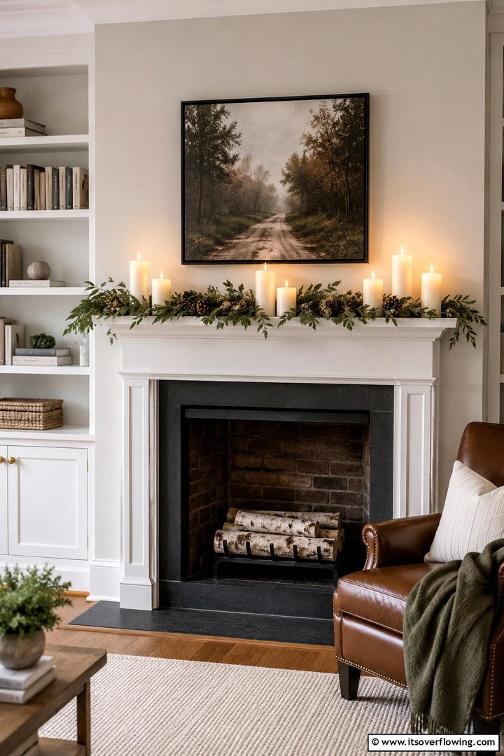 Glowing Ambience - 30 Spring Mantel Decor Ideas for Fresh Seasonal Style