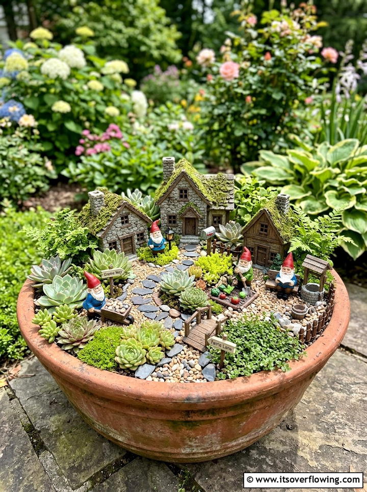 Gnome Garden - 25 garden ideas for kids