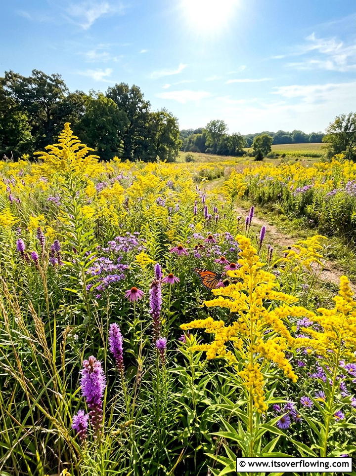 Goldenrod perennial plants - 25 creative garden ideas for fall color