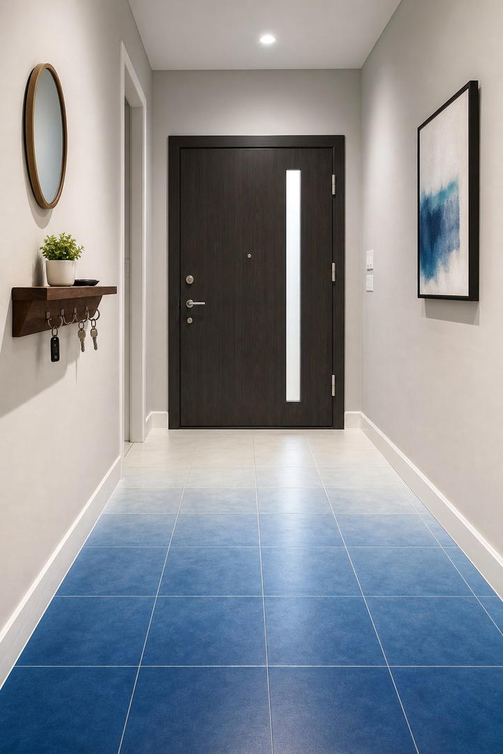 Gradient Tiles for a Subtle Transition - 20 Stylish Small Entryway Tile Floor Ideas