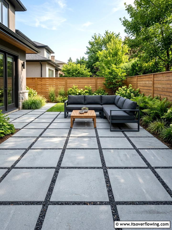 Gravel And Paver Combo - 25 backyard ideas with gravel