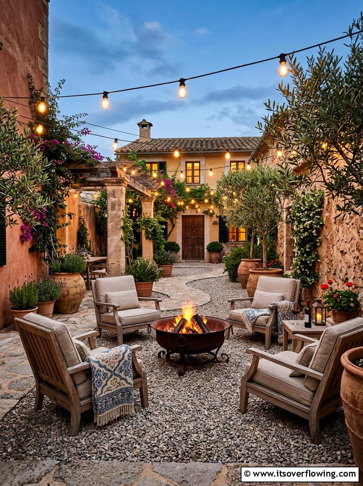 Gravel Courtyard - 25 garden design ideas with texture