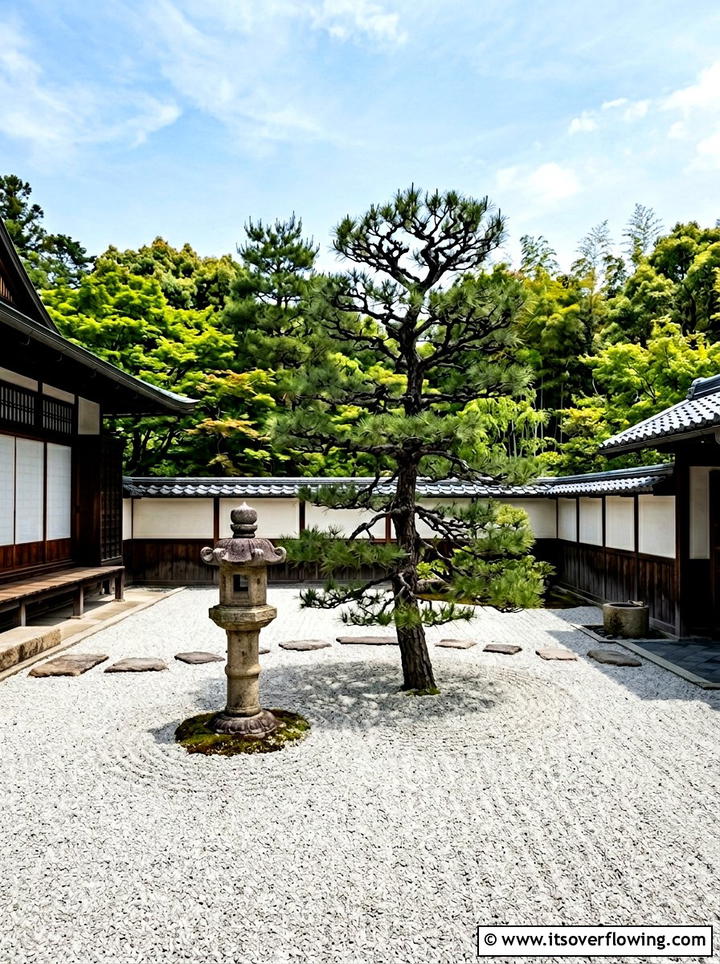 Gravel Courtyard - 25 garden ideas for zen spaces