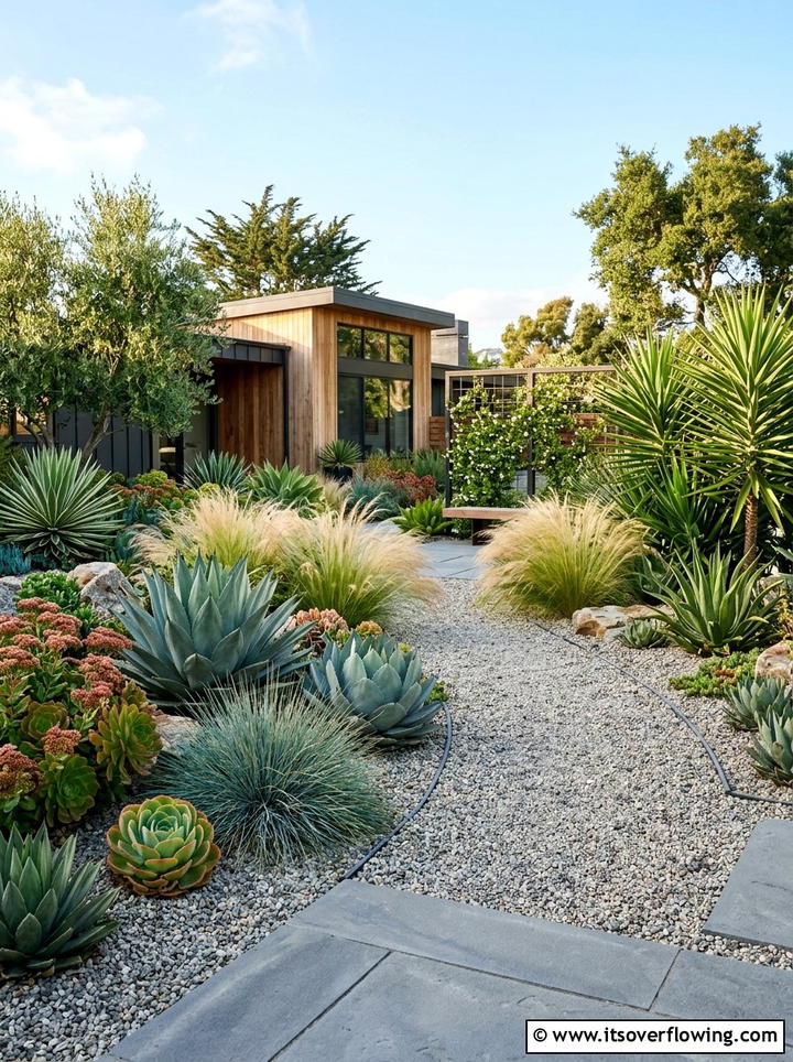 Gravel Garden - 25 small garden ideas with no lawn