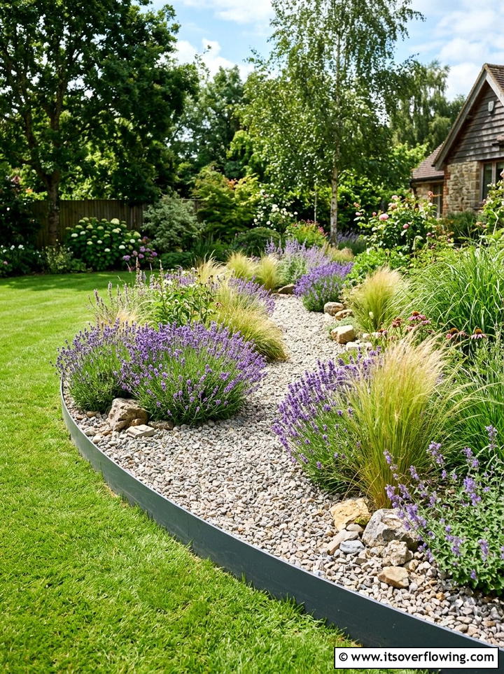 Gravel Garden Bed - 25 creative garden ideas for suburban homes