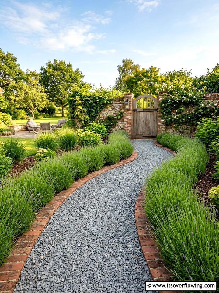Gravel Garden Path - 25 cheap garden ideas