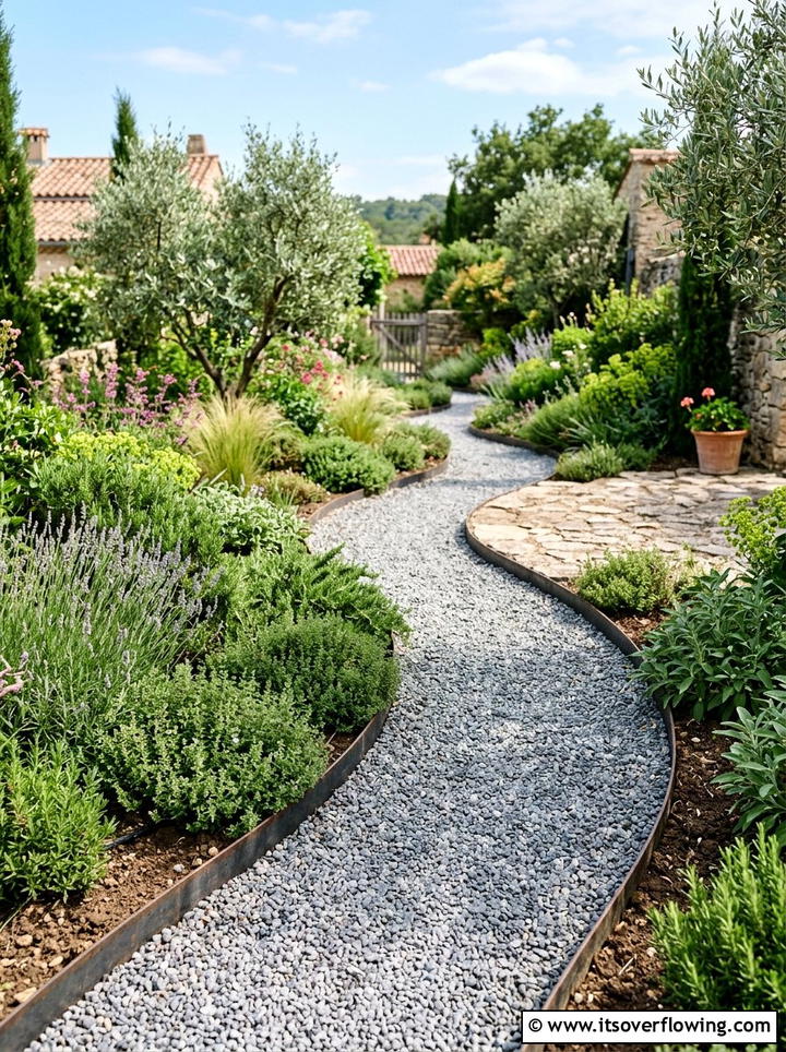 Gravel Garden Path - 25 garden ideas for front yards
