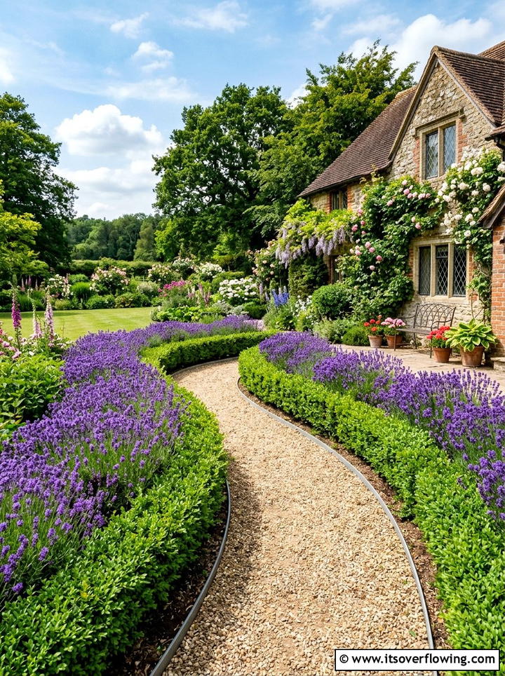 Gravel Garden Walkway - 25 cheap garden ideas with pathways