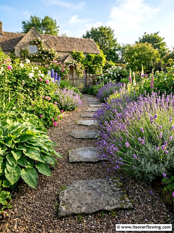 Gravel Path With Stepping Stones - 25 small garden ideas with narrow pathways