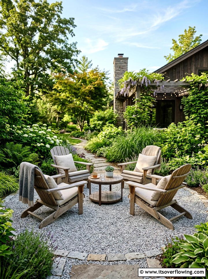 Gravel Patio - 25 garden ideas