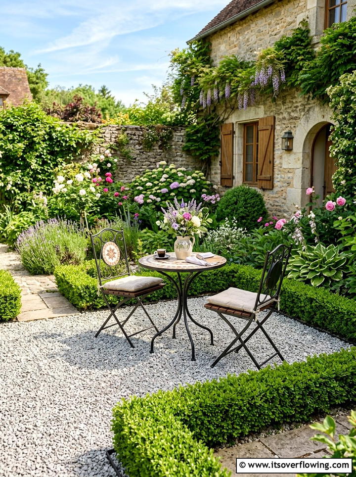 Gravel Patio Area - 25 garden decor ideas for backyards