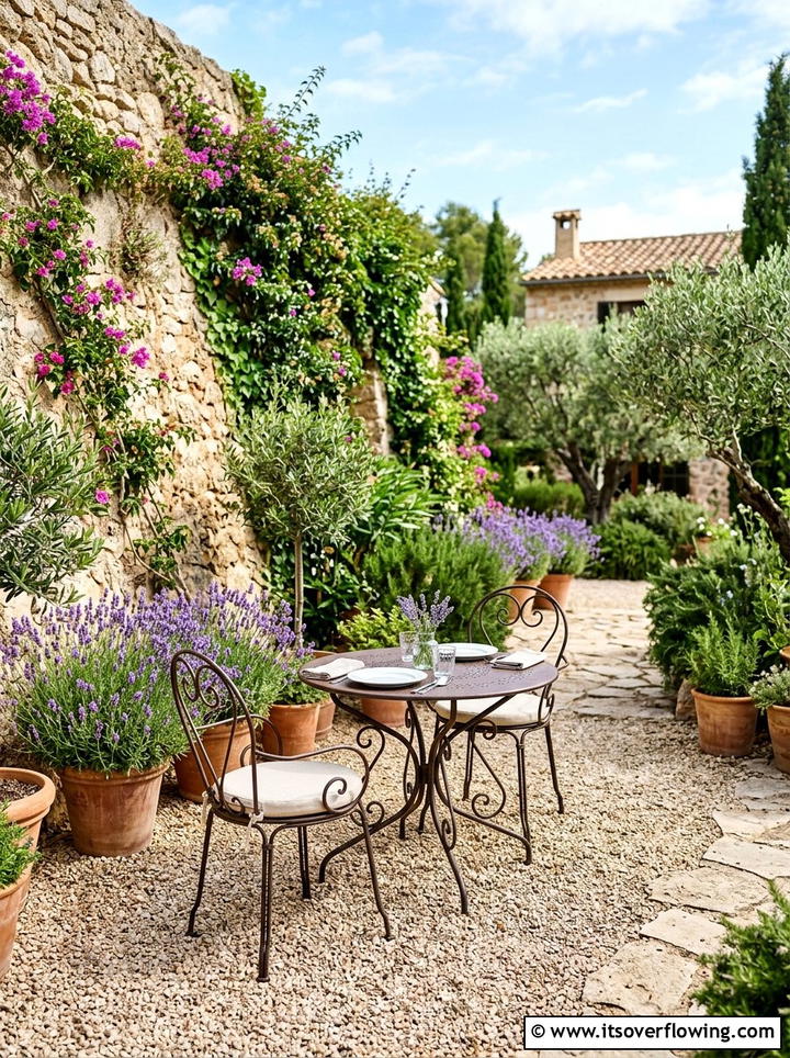 Gravel Patio Dining Area - 25 backyard ideas with dining area