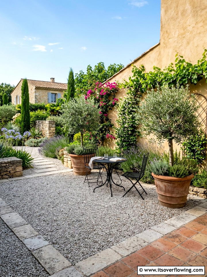 Gravel Patio Layout - 25 backyard ideas for small yards