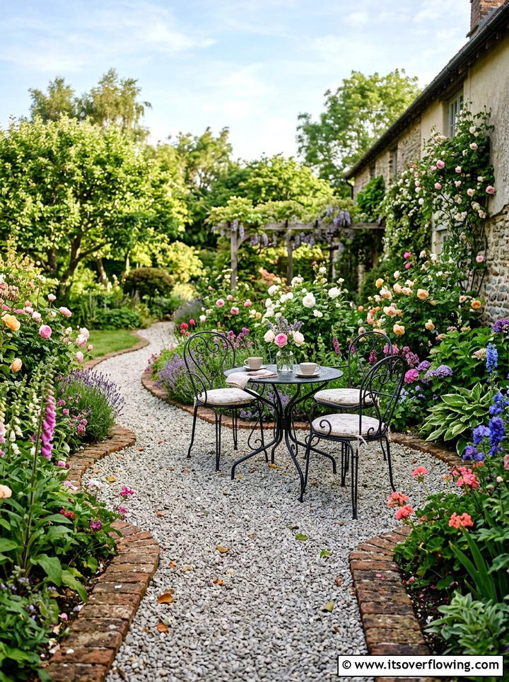 Gravel Seating Area - 25 garden ideas for outdoor entertaining