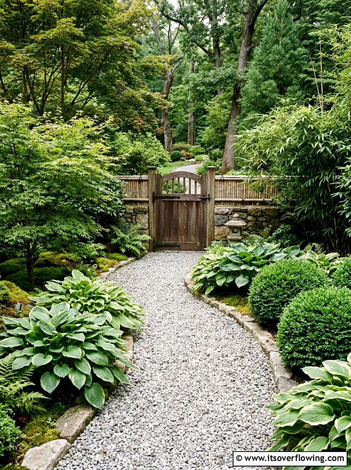 Gravel Walkway - 25 creative garden ideas with sustainable landscaping