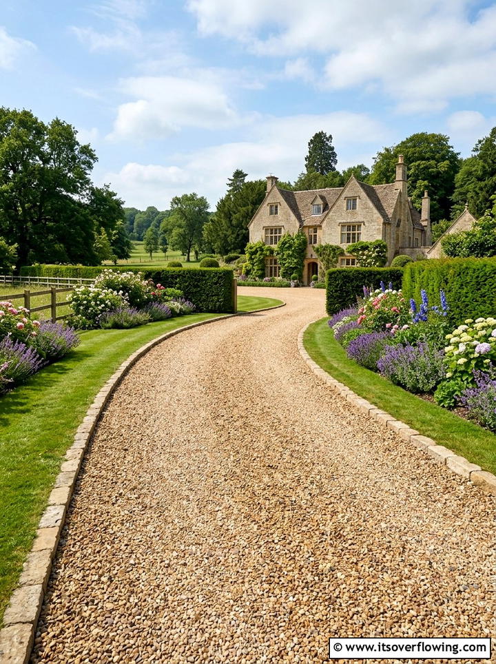 Gravel driveway landscaping - 25 garden design ideas with gravel gardens