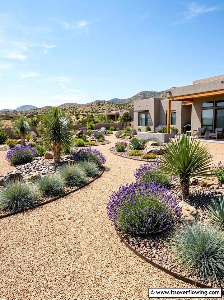 Gravel garden design - 25 small garden ideas for full sun