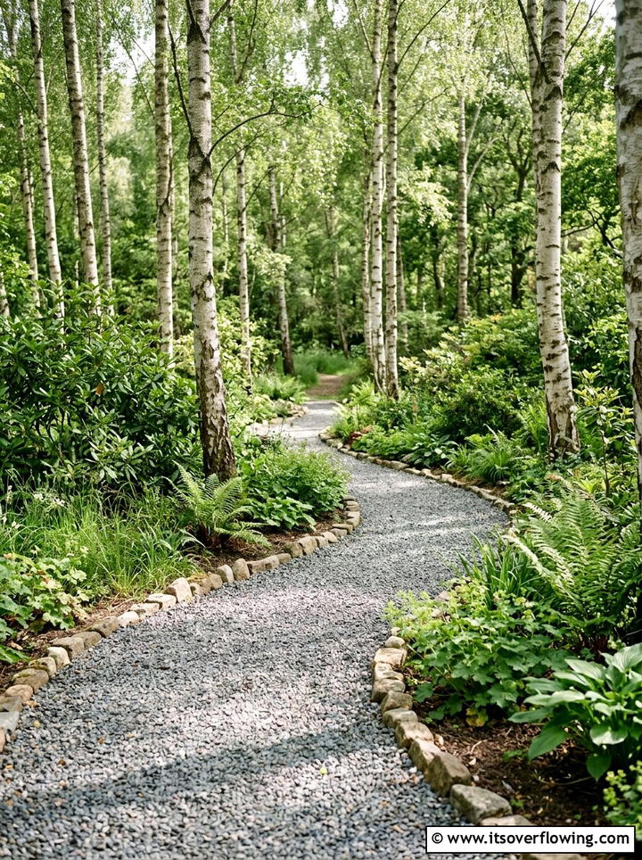 Gravel garden path - 25 garden ideas for traditional homes