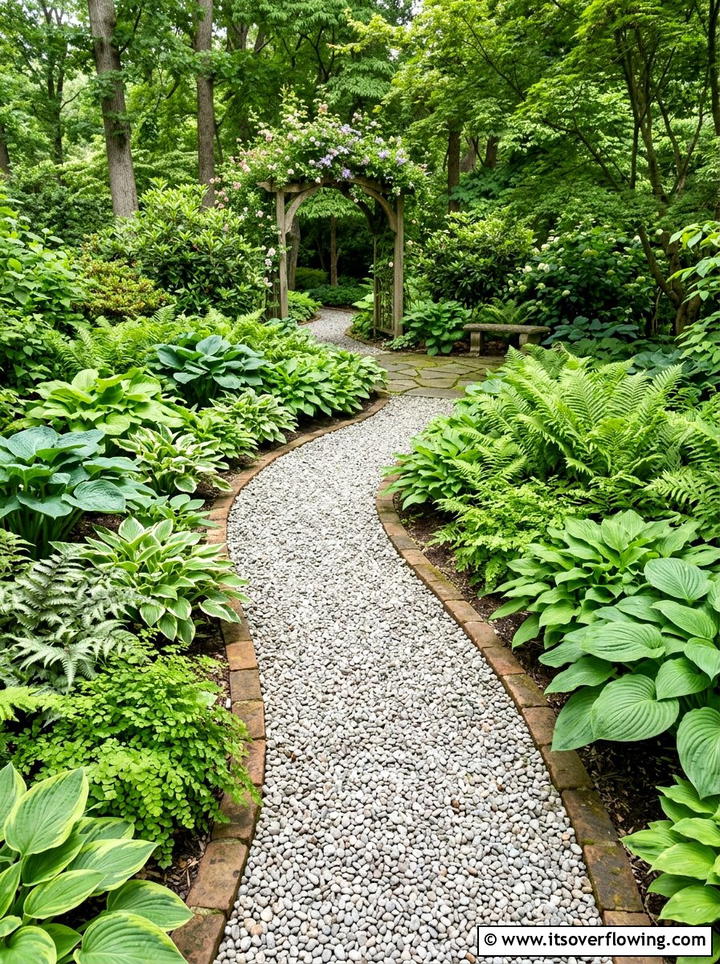 Gravel garden walk - 25 garden ideas for cottage homes