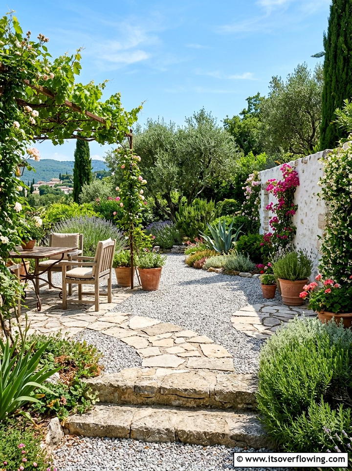 Gravel patio landscaping - 25 small garden ideas for patio