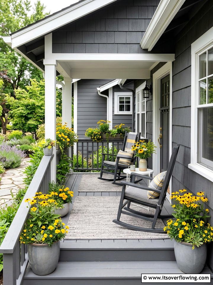 Gray Front Porch Decor - 25 front porch decor ideas with rocking chairs