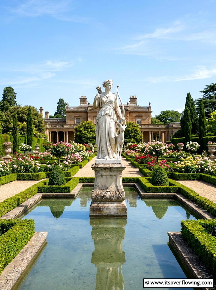 Greek goddess garden statue - 25 garden decor ideas with statues