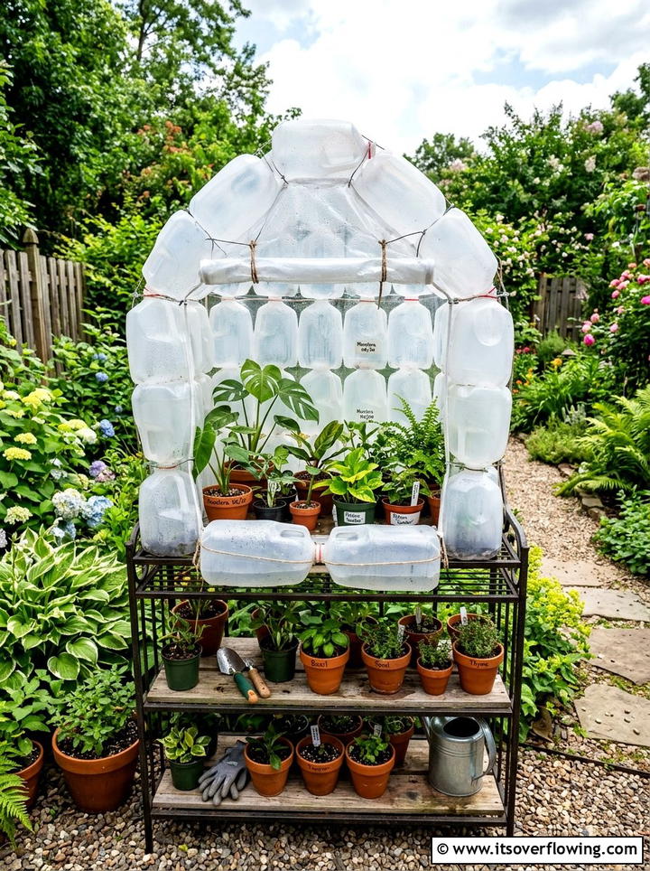Greenhouse For Seedlings - 25 recycled garden ideas with milk jugs