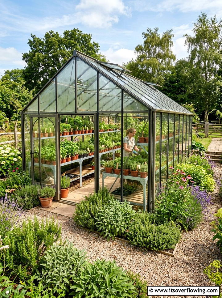 Greenhouse Herb Collection - 25 garden ideas with herbs