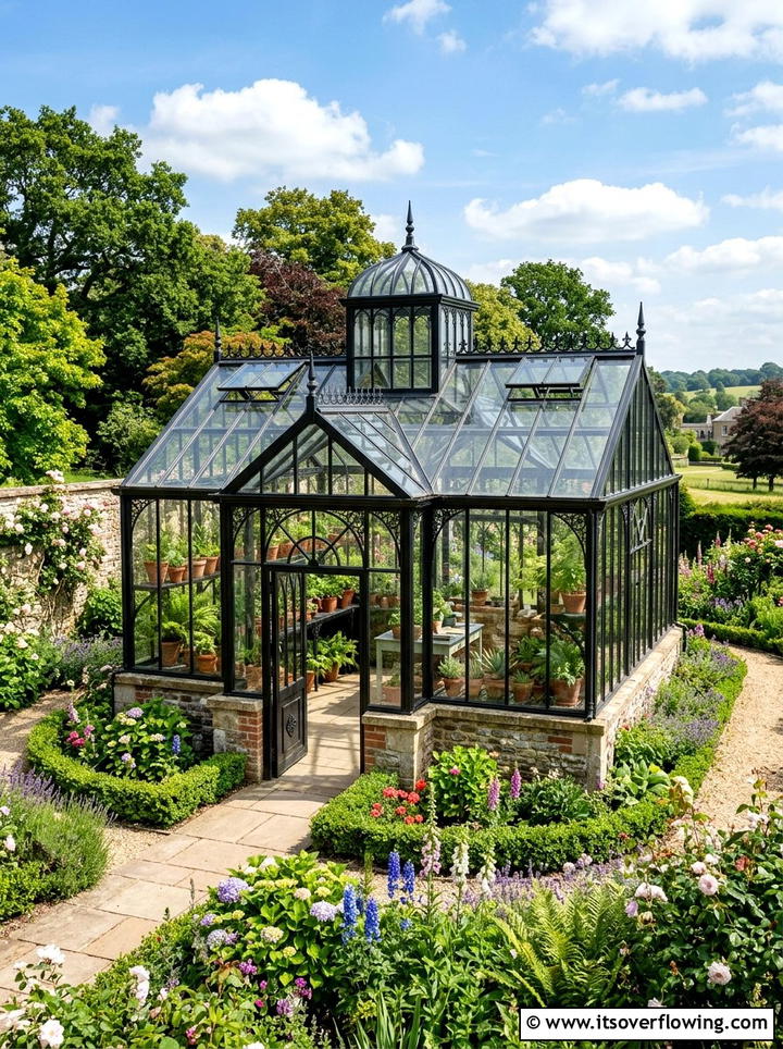 Greenhouse - 25 backyard ideas for winter ambiance
