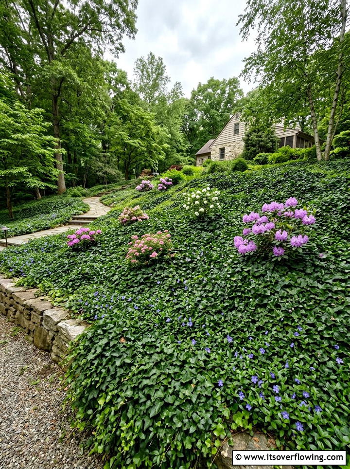 Ground Cover Slope - 25 garden ideas for uneven ground