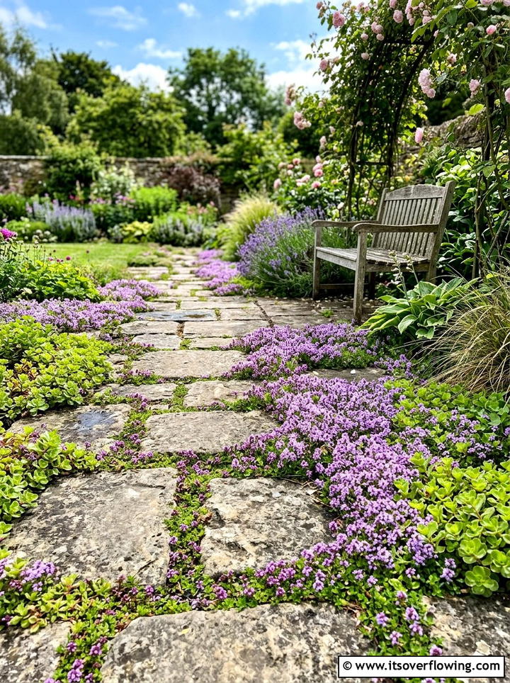 Ground cover plants with flowers - 25 small garden ideas for year round color
