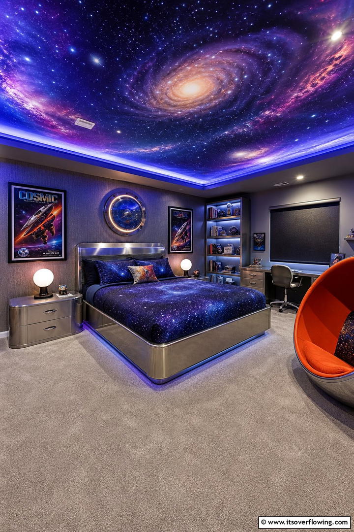 Guardians of the Galaxy Cosmic Escape - 20 Marvel Bedroom Ideas for Superhero Fans